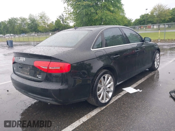 2013 Audi A4 Premium Plus z VIN WAUFFAFL3DA057967, wystawiony jako IAAI lot #42362593 z przebiegiem 140 846 mil mil oraz . Historia ofert i sprzedaży dostępna na DreamBid. Obrazek 4.