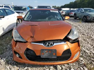 2012 Hyundai Veloster w/Red Int with VIN KMHTC6AD9CU044547, listed as a Copart auction lot 72633624 with 69,261 mi miles and Salvage title. Bid and sale history available at DreamBid. Image 5.