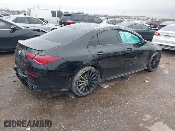 2020 Mercedes-Benz CLA with VIN W1K5J4GB6LN089619, listed as a IAAI auction lot 41698196 with 51,137 mi miles. Bid and sale history available at carsss.com. Image 4.