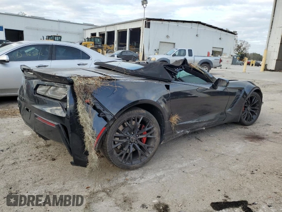 2015 Chevrolet Corvette Z06 3LZ with VIN 1G1YU3D62F5603415, listed as a Copart auction lot 84517834 with 17,983 mi miles and Salvage Title. Bid and sale history available at carsss.com. Image 3.