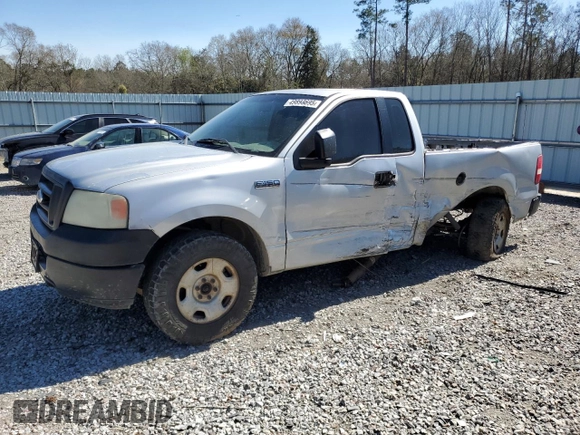 2005 Ford F-150 XL with VIN 1FTRF12275NB94238, listed as a Copart auction lot 49893695 with 283,085 mi miles and Salvage title. Bid and sale history available at DreamBid. Image 1.