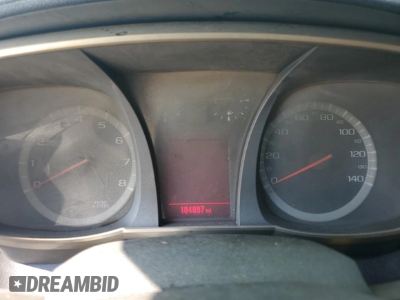 2013 GMC Terrain SLT with VIN 2GKALUEK0D6306324, listed as a Copart auction lot 62365165 with 184,897 mi miles and Salvage title. Bid and sale history available at DreamBid. Image 9.