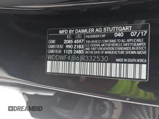 2018 Mercedes-Benz C 300 z VIN WDDWF4JB6JR332530, wystawiony jako IAAI lot #42436315 z przebiegiem 61 234 mil mil oraz . Historia ofert i sprzedaży dostępna na DreamBid. Obrazek 9.