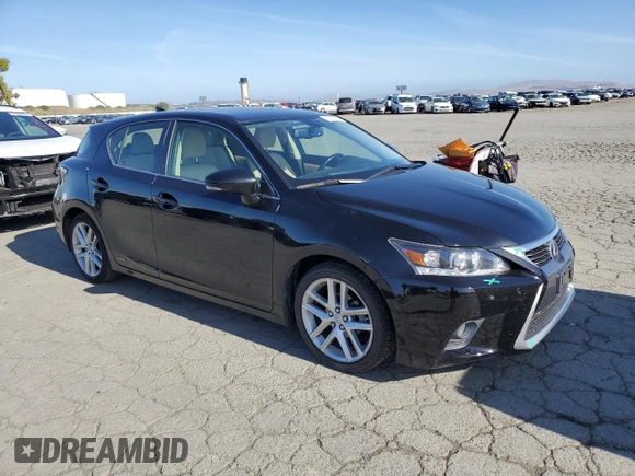 2015 Lexus CT 200h with VIN JTHKD5BH4F2213557, listed as a Copart auction lot 57126575 with 94,922 mi miles and Salvage title. Bid and sale history available at DreamBid. Image 4.