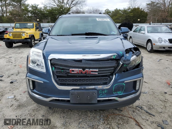2016 GMC Terrain SLE with VIN 2GKALNEK2G6143993, listed as a Copart auction lot 47938775 with 111,721 mi miles and Salvage Title. Bid and sale history available at carsss.com. Image 5.