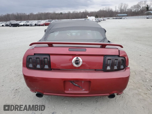 2006 Ford Mustang GT Deluxe with VIN 1ZVHT85H965218583, listed as a Copart auction lot 47799365 with Not Provided miles and Salvage Title. Bid and sale history available at carsss.com. Image 6.