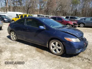 2006 Honda Civic Cpe EX with VIN 2HGFG12856H532901, listed as a Copart auction lot 48634825 with 202,881 mi miles and Salvage Title. Bid and sale history available at carsss.com. Image 4.