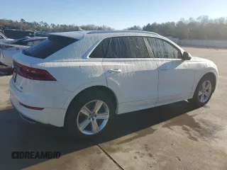2019 Audi Q8 Premium z VIN WA1AVAF16KD010811, wystawiony jako Copart lot #42600195 z przebiegiem 42 385 mil mil oraz Czysty tytuł • Clean title. Historia ofert i sprzedaży dostępna na DreamBid. Obrazek 3.