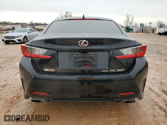 2017 Lexus RC with VIN JTHSM5BC4H5002509, listed as a Copart auction lot 86573324 with 65,743 mi miles and Salvage Title. Bid and sale history available at carsss.com. Image 6.