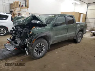 2024 Nissan Frontier Pro-4X with VIN 1N6ED1EK6RN669753, listed as a Copart auction lot 42135055 with 3,475 mi miles and Salvage title. Bid and sale history available at DreamBid. Image 1.