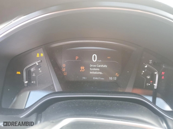 2018 Honda CR-V EX with VIN 7FARW2H55JE054435, listed as a Copart auction lot 50211165 with 34,617 mi miles and Salvage Title. Bid and sale history available at carsss.com. Image 9.