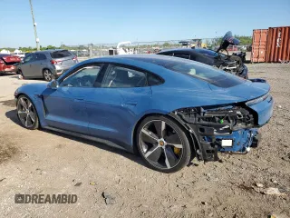 2021 Porsche Taycan Turbo z VIN WP0AC2Y12MSA63960, wystawiony jako Copart lot #71588534 z przebiegiem Nie podano mil oraz Szkoda całkowita • Salvage title. Historia ofert i sprzedaży dostępna na DreamBid. Obrazek 2.