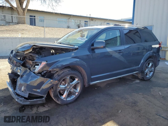 2017 Dodge Journey Crossroad Plus with VIN 3C4PDDGG2HT596465, listed as a Copart auction lot 41342625 with 175,227 mi miles and Salvage title. Bid and sale history available at DreamBid. Image 1.