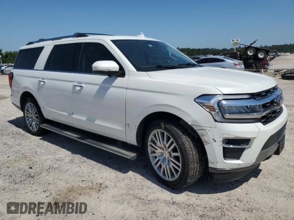2023 Ford Expedition Max Limited with VIN 1FMJK2A88PEA33853, listed as a Copart auction lot 56863465 with 38,773 mi miles and Salvage title. Bid and sale history available at DreamBid. Image 4.
