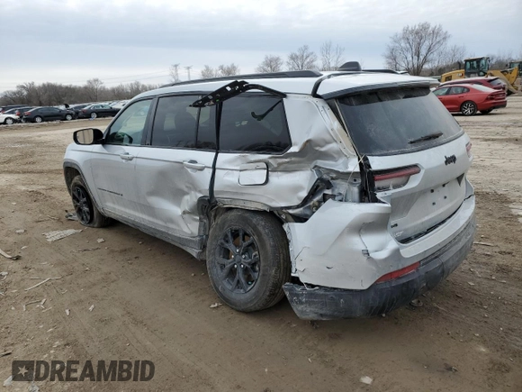 2024 Jeep Grand Cherokee Altitude X with VIN 1C4RJKAGXR8571604, listed as a Copart auction lot 44557025 with 15,943 mi miles and Salvage title. Bid and sale history available at DreamBid. Image 2.