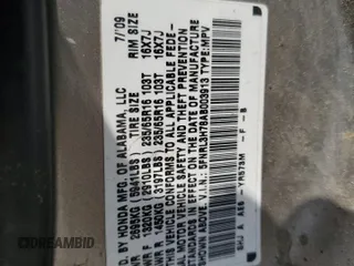 2010 Honda Odyssey EX-L z VIN 5FNRL3H78AB003913, wystawiony jako Copart lot #56782895 z przebiegiem 258 094 mil mil oraz Szkoda całkowita • Salvage title. Historia ofert i sprzedaży dostępna na DreamBid. Obrazek 14.
