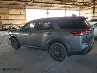2023 Nissan Pathfinder S with VIN 5N1DR3AA4PC214980, listed as a Copart auction lot 77045034 with 28,140 mi miles and Salvage Title. Bid and sale history available at carsss.com. Image 2.