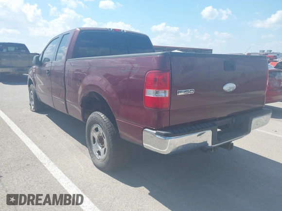 2005 Ford F-150 XLT with VIN 1FTPX14555NA66043, listed as a IAAI auction lot 42641503 with Not provided miles and . Bid and sale history available at DreamBid. Image 3.