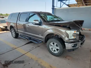 2015 Ford F-150 XLT with VIN 1FTEW1EG0FKD89591, listed as a Copart auction lot 64042555 with 98,638 mi miles and Salvage title. Bid and sale history available at DreamBid. Image 4.
