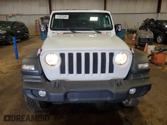 2023 Jeep Wrangler Sport z VIN 1C4HJXDG1PW619939, wystawiony jako Copart lot #51923345 z przebiegiem 24 204 mil mil oraz Szkoda całkowita • Salvage title. Historia ofert i sprzedaży dostępna na DreamBid. Obrazek 5.