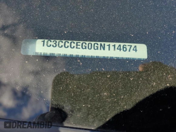 2016 Chrysler 200 C with VIN 1C3CCCEG0GN114674, listed as a Copart auction lot 80233774 with 0 mi miles and Salvage Title. Bid and sale history available at carsss.com. Image 12.
