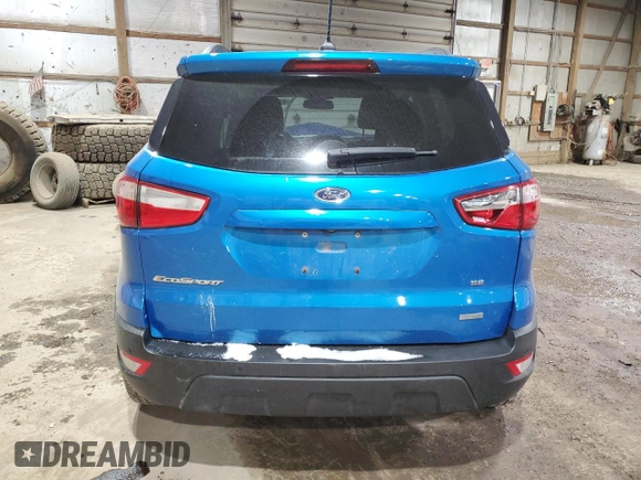 2018 Ford EcoSport SE z VIN MAJ3P1TE5JC206152, wystawiony jako Copart lot #84509564 z przebiegiem 16 825 mil mil oraz Szkoda całkowita • Salvage title. Historia ofert i sprzedaży dostępna na DreamBid. Obrazek 6.