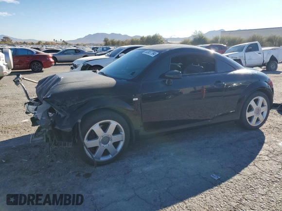 2002 Audi TT with VIN TRUWC28N521038985, listed as a Copart auction lot 82837794 with 209,776 mi miles and Salvage Title. Bid and sale history available at carsss.com. Image 1.