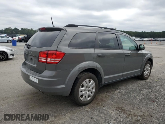 2019 Dodge Journey SE Value with VIN 3C4PDCAB1KT864386, listed as a Copart auction lot 70020424 with 70,551 mi miles and Salvage Title. Bid and sale history available at DreamBid. Image 3.