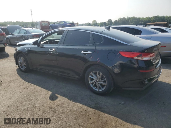 2019 Kia Optima LX with VIN 5XXGT4L35KG343407, listed as a Copart auction lot 59597635 with 71,470 mi miles and Salvage title. Bid and sale history available at DreamBid. Image 2.