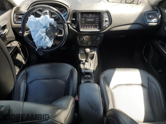 2019 Jeep Compass Limited with VIN 3C4NJCCB8KT675599, listed as a Copart auction lot 54656515 with 107,571 mi miles and Salvage title. Bid and sale history available at DreamBid. Image 8.