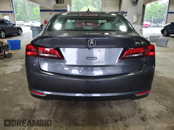 2016 Acura TLX Technology with VIN 19UUB2F55GA001290, listed as a Copart auction lot 56603745 with Not provided miles and Salvage title. Bid and sale history available at DreamBid. Image 6.