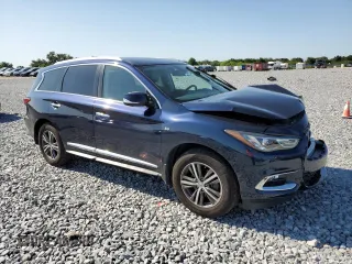 2017 Infiniti QX60 with VIN 5N1DL0MM1HC523376, listed as a Copart auction lot 52567905 with 93,979 mi miles and Salvage Title. Bid and sale history available at carsss.com. Image 4.