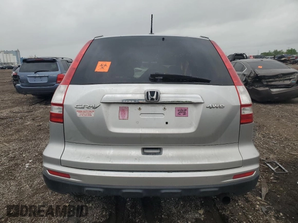 2010 Honda CR-V EX-L with VIN 5J6RE4H7XAL097414, listed as a Copart auction lot 58000745 with Not provided miles and Salvage title. Bid and sale history available at DreamBid. Image 6.