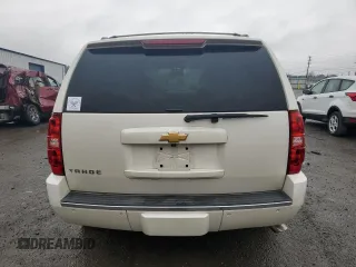 2013 Chevrolet Tahoe LTZ with VIN 1GNSCCE02DR340527, listed as a Copart auction lot 43183805 with 111,696 mi miles and Salvage title. Bid and sale history available at DreamBid. Image 6.