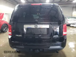 2012 Honda Pilot EX with VIN 5FNYF4H41CB001549, listed as a Copart auction lot 46063465 with 81,331 mi miles and Salvage Title. Bid and sale history available at DreamBid. Image 6.