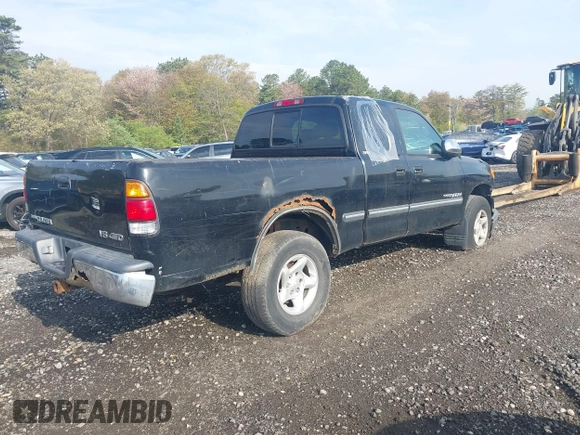 2000 Toyota Tundra SR5 with VIN 5TBBT4412YS059689, listed as a IAAI auction lot 39178034 with 94,741 mi miles and . Bid and sale history available at DreamBid. Image 4.