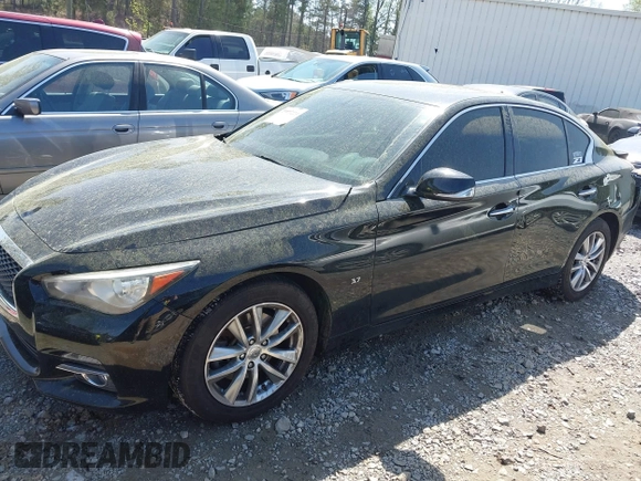 2014 Infiniti Q50 Sport with VIN JN1BV7ARXEM693887, listed as a IAAI auction lot 41916223 with 149,084 mi miles and . Bid and sale history available at carsss.com. Image 14.