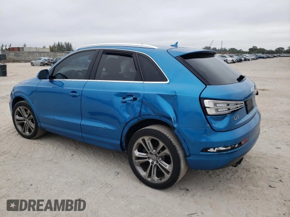 2016 Audi Q3 Premium Plus with VIN WA1BFCFS4GR007762, listed as a Copart auction lot 88314735 with 58,199 mi miles and Salvage title. Bid and sale history available at DreamBid. Image 2.