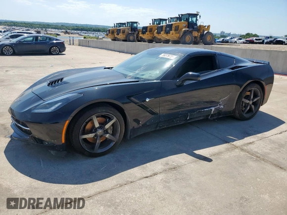 2015 Chevrolet Corvette 2LT with VIN 1G1YD2D79F5118921, listed as a Copart auction lot 56509735 with 31,227 mi miles and Salvage title. Bid and sale history available at DreamBid. Image 1.