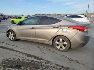 2013 Hyundai Elantra GLS PZEV with VIN 5NPDH4AE5DH351698, listed as a Copart auction lot 50455445 with 0 mi miles and Clean Title. Bid and sale history available at carsss.com. Image 2.