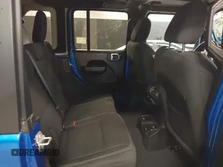 2021 Jeep Wrangler Unlimited Sport S with VIN 1C4HJXDN5MW717673, listed as a IAAI auction lot 42210527 with 35,635 mi miles and . Bid and sale history available at DreamBid. Image 8.