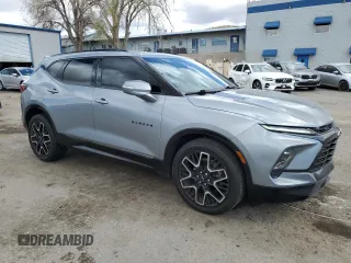 2023 Chevrolet Blazer RS with VIN 3GNKBKRS9PS222081, listed as a Copart auction lot 48617805 with 52,079 mi miles and Salvage title. Bid and sale history available at DreamBid. Image 4.