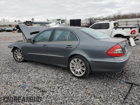 2007 Mercedes-Benz E-Class 3.5L with VIN WDBUF56X37B067478, listed as a Copart auction lot 47655875 with 0 mi miles and Salvage Title. Bid and sale history available at carsss.com. Image 2.
