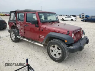 2012 Jeep Wrangler Unlimited Sport with VIN 1C4BJWDG5CL158739, listed as a Copart auction lot 51334975 with 31,818 mi miles and Salvage Title. Bid and sale history available at carsss.com. Image 4.
