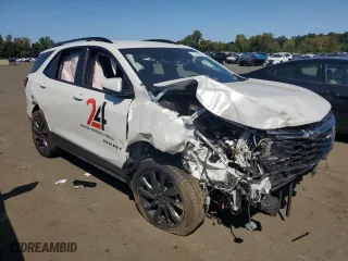 2022 Chevrolet Equinox RS with VIN 2GNAXWEV4N6113964, listed as a Copart auction lot 70246884 with 0 mi miles and Salvage Title. Bid and sale history available at carsss.com. Image 4.