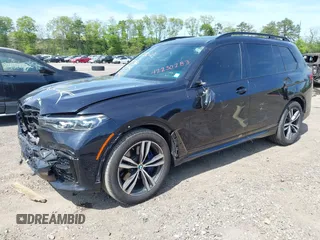 2019 BMW X7 xDrive40i z VIN 5UXCW2C5XKL084486, wystawiony jako IAAI lot #42230283 z przebiegiem 78 975 mil mil oraz . Historia ofert i sprzedaży dostępna na DreamBid. Obrazek 2.