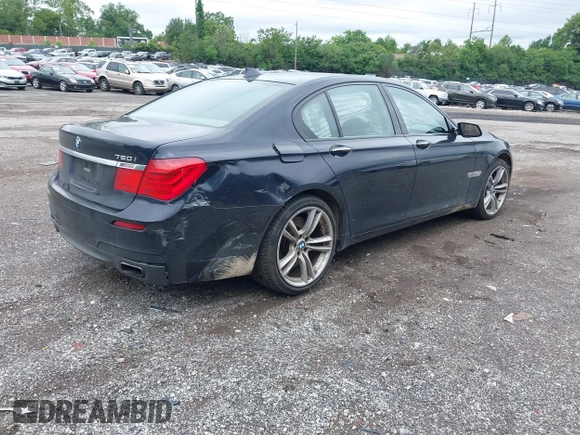 2011 BMW 7 Series 750i xDrive with VIN WBAKC6C57BC394301, listed as a IAAI auction lot 42460658 with 118,600 mi miles and . Bid and sale history available at DreamBid. Image 4.