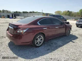 2012 Nissan Maxima 3.5 S with VIN 1N4AA5AP5CC823655, listed as a Copart auction lot 51060235 with 174,217 mi miles and Salvage Title. Bid and sale history available at carsss.com. Image 3.