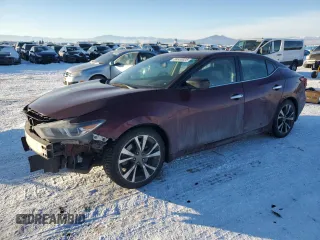 2018 Nissan Maxima S with VIN 1N4AA6AP2JC404407, listed as a Copart auction lot 88553025 with 66,628 mi miles and Salvage title. Bid and sale history available at DreamBid. Image 1.