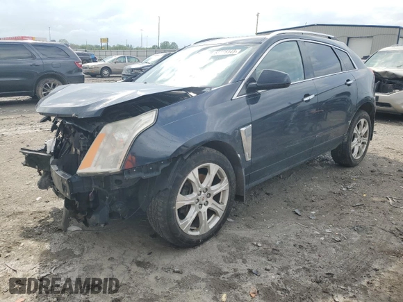 2014 Cadillac SRX Performance Collection with VIN 3GYFNFE38ES647063, listed as a Copart auction lot 55166145 with 161,472 mi miles and Salvage title. Bid and sale history available at DreamBid. Image 1.